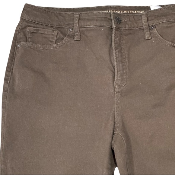 Chico's So Slimming Girlfriend Slim Leg Ankle 5 Pocket Jeans Size 1R (US 8R) - Picture 3 of 7